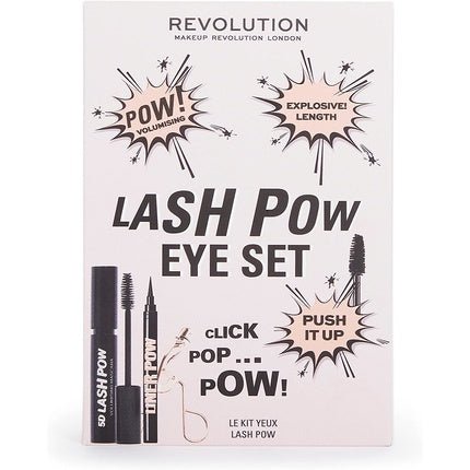 Makeup Revolution Lash Pow Eye Set Mascara and Eyeliner - Maison des fragrances
