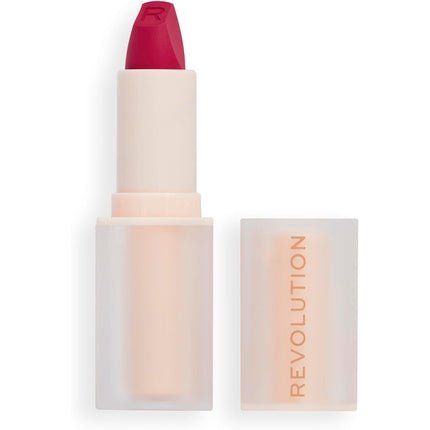 Makeup Revolution Lip Allure Soft Satin Lipstick Satin - luxe Finish All - Day Wear Material Girl Wine - Maison des fragrances