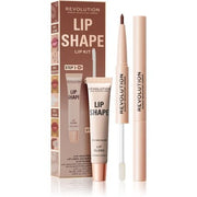 Makeup Revolution Lip Shape Kit - Brown Nude, 1 pc - Maison des fragrances