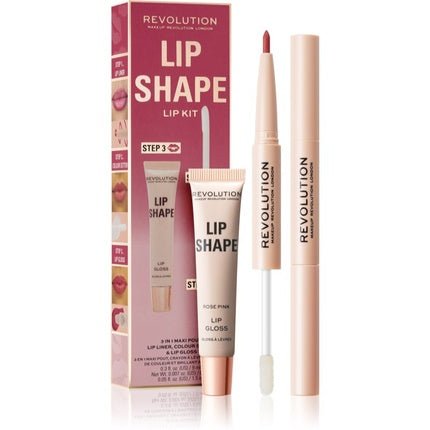 Makeup Revolution Lip Shape Kit - Rose Pink, 1 pc - Maison des fragrances