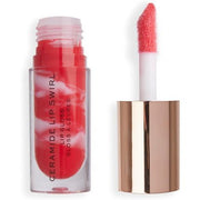 Makeup Revolution Lip Swirl Ceramide Gloss Lip Gloss Bitten Red 4.5ml - Maison des fragrances