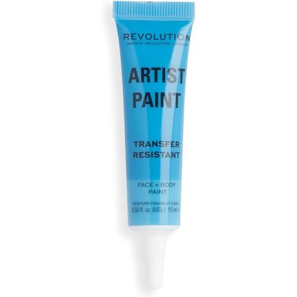 Makeup Revolution London Artist Collection Artist Face and Body Paint Blue Jelly Formula Ready To Use 15ml - Maison des fragrances