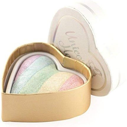 Makeup Revolution London Heart Makeup Highlighter - Unicorns Heart - Maison des fragrances