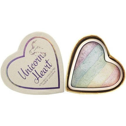 Makeup Revolution London Heart Makeup Highlighter - Unicorns Heart - Maison des fragrances