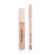 Makeup Revolution London Lip Contour Kit Stunner Lip Gloss and Lip Liner Duo 1ml 1g - Maison des fragrances