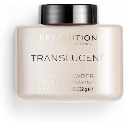 Makeup Revolution Loose Baking Powder Prolongs Makeup Wear Translucent for All Skin Tones 32g - Maison des fragrances