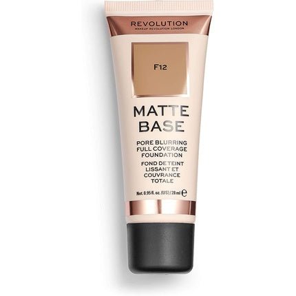 Makeup Revolution Matte Base Foundation F12 28ml - Maison des fragrances