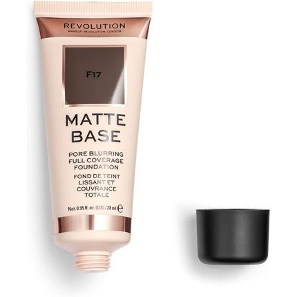 Makeup Revolution Matte Base Foundation F17 28ml - Maison des fragrances