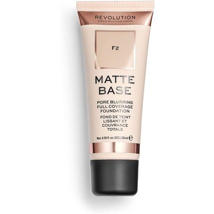 Makeup Revolution Matte Base Foundation F2 28ml - Maison des fragrances