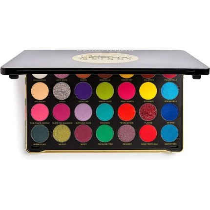 Makeup Revolution Patricia Bright Rich In Colour Eyeshadow Palette 28 Shades 33.6g - Maison des fragrances