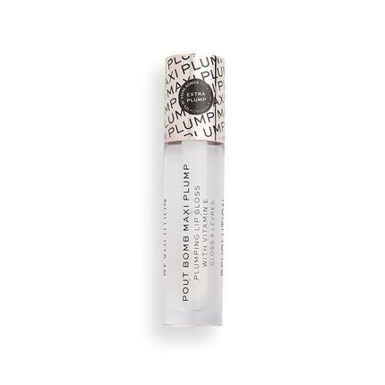 Makeup Revolution Pout Bomb Maxi Plump Lip Gloss Lip Plumper Gloss with Vitamin E Glaze - Maison des fragrances