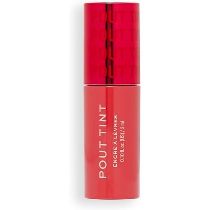 Makeup Revolution Pout Tint Lightweight Lip Tint Hydrating Formula with Gloss to Stain Finish Sweetie Coral 3ml - Maison des fragrances