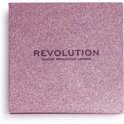 Makeup Revolution Pressed Glitter Eyeshadow Diva 9 Shades 13.5g - Maison des fragrances