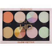Makeup Revolution Pro HD Highlighter Palette Glow Getter - Maison des fragrances