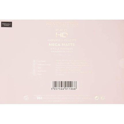 Makeup Revolution Pro HD Mega Matte Makeup Palette - Maison des fragrances