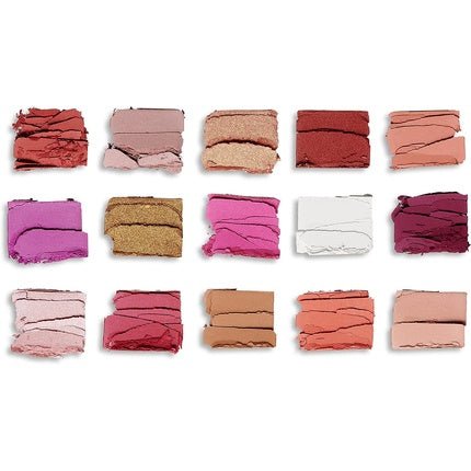 Makeup Revolution Reloaded Eyeshadow Palette Red Alert 15 Shades 16.5g - Maison des fragrances