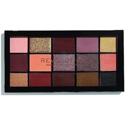 Makeup Revolution Reloaded Eyeshadow Palette Velvet Rose 15 Shades 16.5g - Maison des fragrances