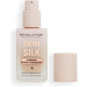 Makeup Revolution Skin Silk Serum Foundation Light to Medium Coverage with Hyaluronic Acid 23ml F5 - Maison des fragrances