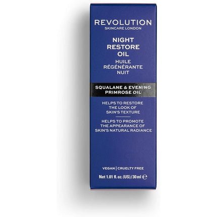 Makeup Revolution Skincare Night Restore Oil 30ml - Maison des fragrances