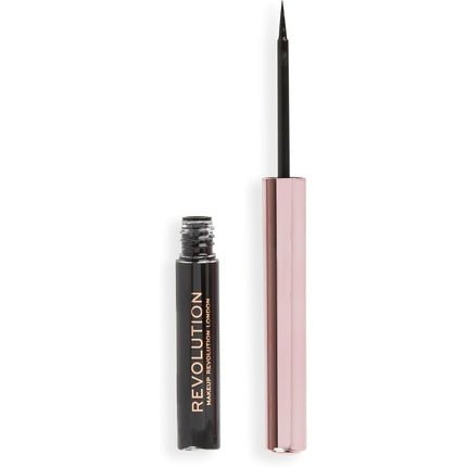 Makeup Revolution Super Flick Liquid Eyeliner Highly Pigmented Black 2.4ml - Maison des fragrances