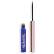 Makeup Revolution Super Flick Liquid Eyeliner Highly Pigmented Blue 2.4ml - Maison des fragrances