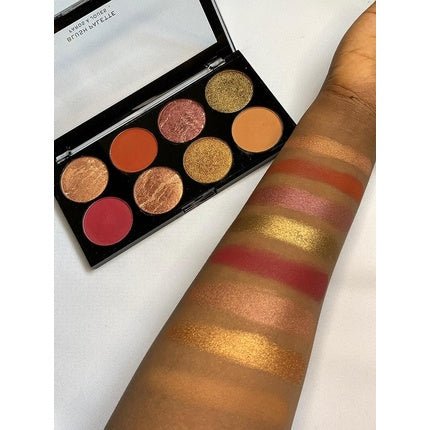 Makeup Revolution Ultra Blush Palette Golden Soul 8 Shades 12.8g - Maison des fragrances