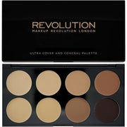 Makeup Revolution Ultra Cover and Conceal Palette Medium - Dark 10g - Maison des fragrances