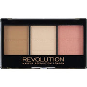 Makeup Revolution Ultra Sculpt and Contour Kit Fair C01 Bronzer Highlighter 11g - Maison des fragrances