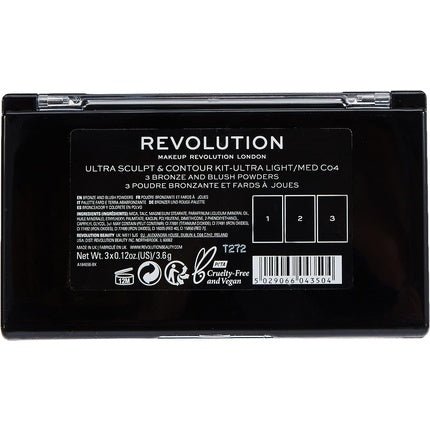 Makeup Revolution Ultra Sculpt and Contour Kit Ultra Light/Med C04 10.8g - Maison des fragrances