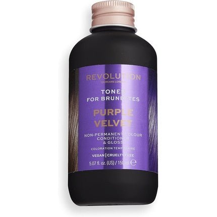 MakeUp Revolution Velvet for Brunettes Purple 150ml - Maison des fragrances