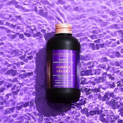 MakeUp Revolution Velvet for Brunettes Purple 150ml - Maison des fragrances
