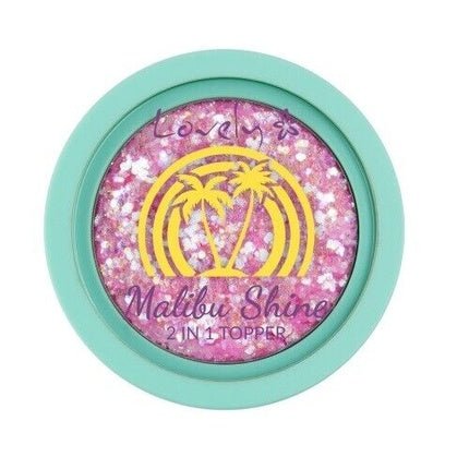 Malibu Shine Glittery Topper 2 - in - 1 2g Lovely - Maison des fragrances