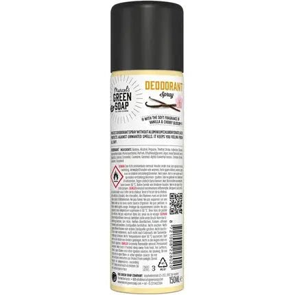 Marcel's Green Soap Deospray Vanilla & Cherry Blossom Déodorant (Déo) Mixte - Maison des fragrances