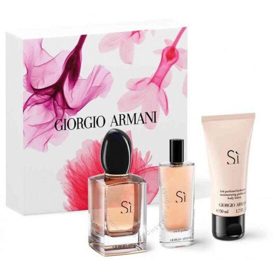 Markenlos Armani Si Gift Set 50+ + Body Lotion Eau de Parfum 15ml pour homme - Maison des fragrances