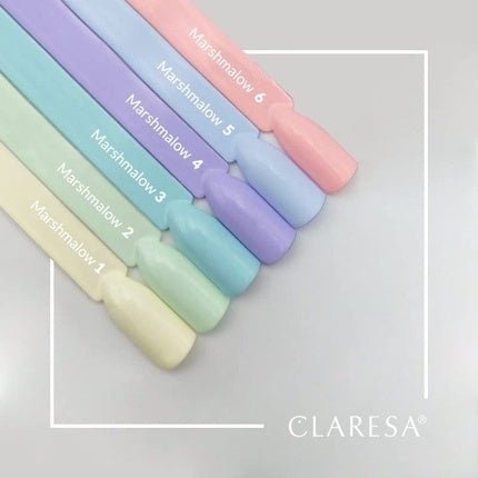 Marshmallow UV Nail Polish 5ml Claresa - Pack of 2 - Maison des fragrances
