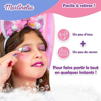 Martinelia Makeup Set for Girls & Accessories Unicorn with 1 Headband - Maison des fragrances