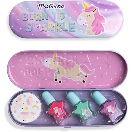 Martinelia Plumier Unicorn Children's Manicure Set - Manicure Kit in Case - Maison des fragrances