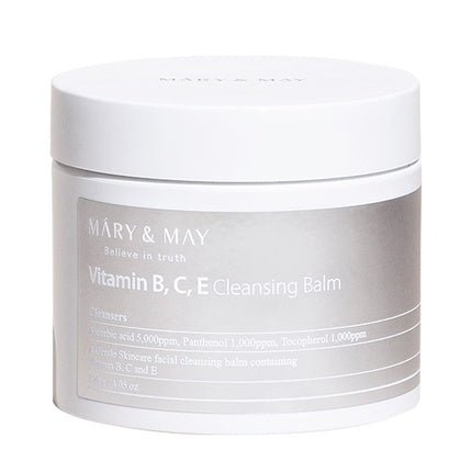 Mary&May Vitamin B, C, E Cleansing Balm 4.05 Fl Oz / 120g - Gentle Skincare Facial Cleanser and Make Up Remover - Maison des fragrances