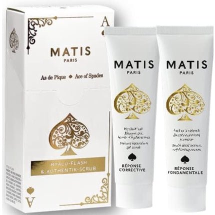 Matis Ace of Spades Gift Set Hyalu - Flash 20ml Authentik Scrub 20ml - Maison des fragrances