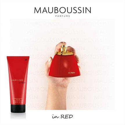 Mauboussin Jumbo Set in Red Eau de Parfum 100ml Shower Gel 200ml - Maison des fragrances