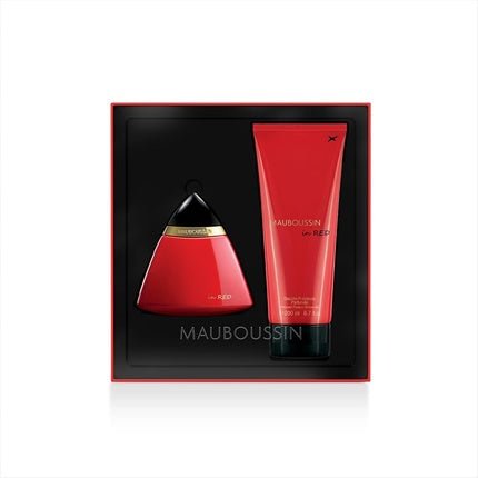 Mauboussin Jumbo Set in Red Eau de Parfum 100ml Shower Gel 200ml - Maison des fragrances