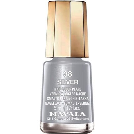 Mavala Mini Nail Polish 38 Silver 5ml - Maison des fragrances