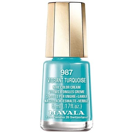 Mavala Nail Polish Dash & Splash 2019 Collection Vibrant Turquoise 15ml - Maison des fragrances