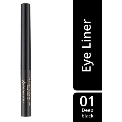Max Factor Color X - Pert Waterproof Eyeliner 01 Deep Black 5g - Maison des fragrances