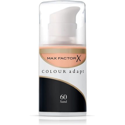 Max Factor Colour Adapt Skin Tone Adapting Make Up Pump 34ml 60 Sand Brown - Maison des fragrances