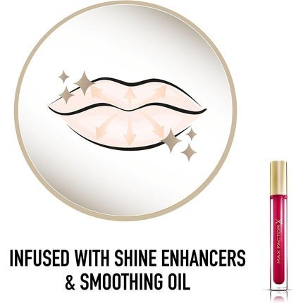 Max Factor Colour Elixir Lip Gloss with Shine Enhancers and Smoothing Oil 6 60 Polished Fuchsia - Maison des fragrances