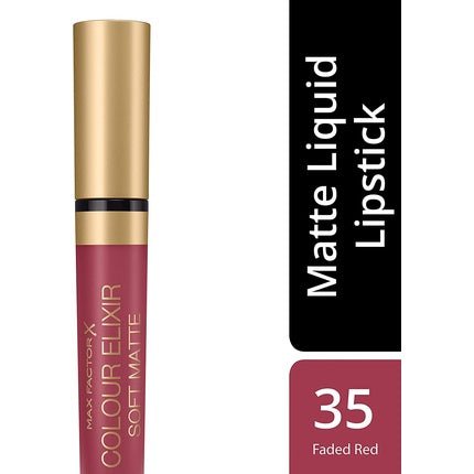 Max Factor Colour Elixir Soft Matte 035 Faded Red 4ml - Maison des fragrances