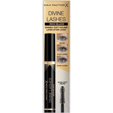 Max Factor Divine Lashes Volume Mascara Black 8ml - Maison des fragrances