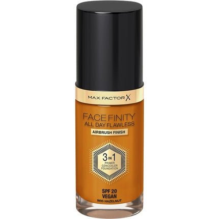 Max Factor Facefinity 3in1 All Day Flawless Foundation 95 Hazelnut with SPF 20 30ml - Maison des fragrances