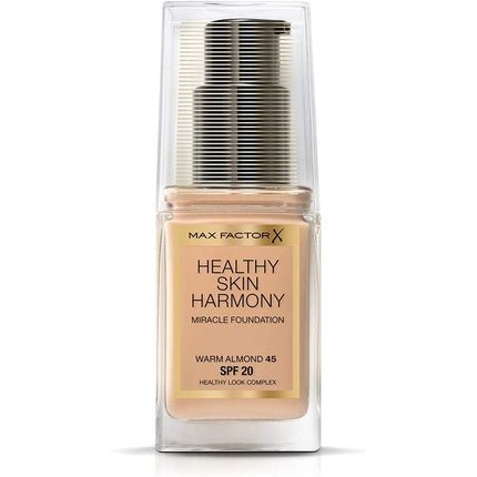 Max Factor Healthy Skin Harmony Foundation SPF 2 45 Warm Almond 3ml - Maison des fragrances
